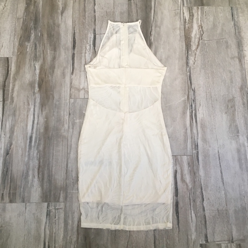 Guess Zayv sleeveless high neck lace dress small - Picture 5 of 11